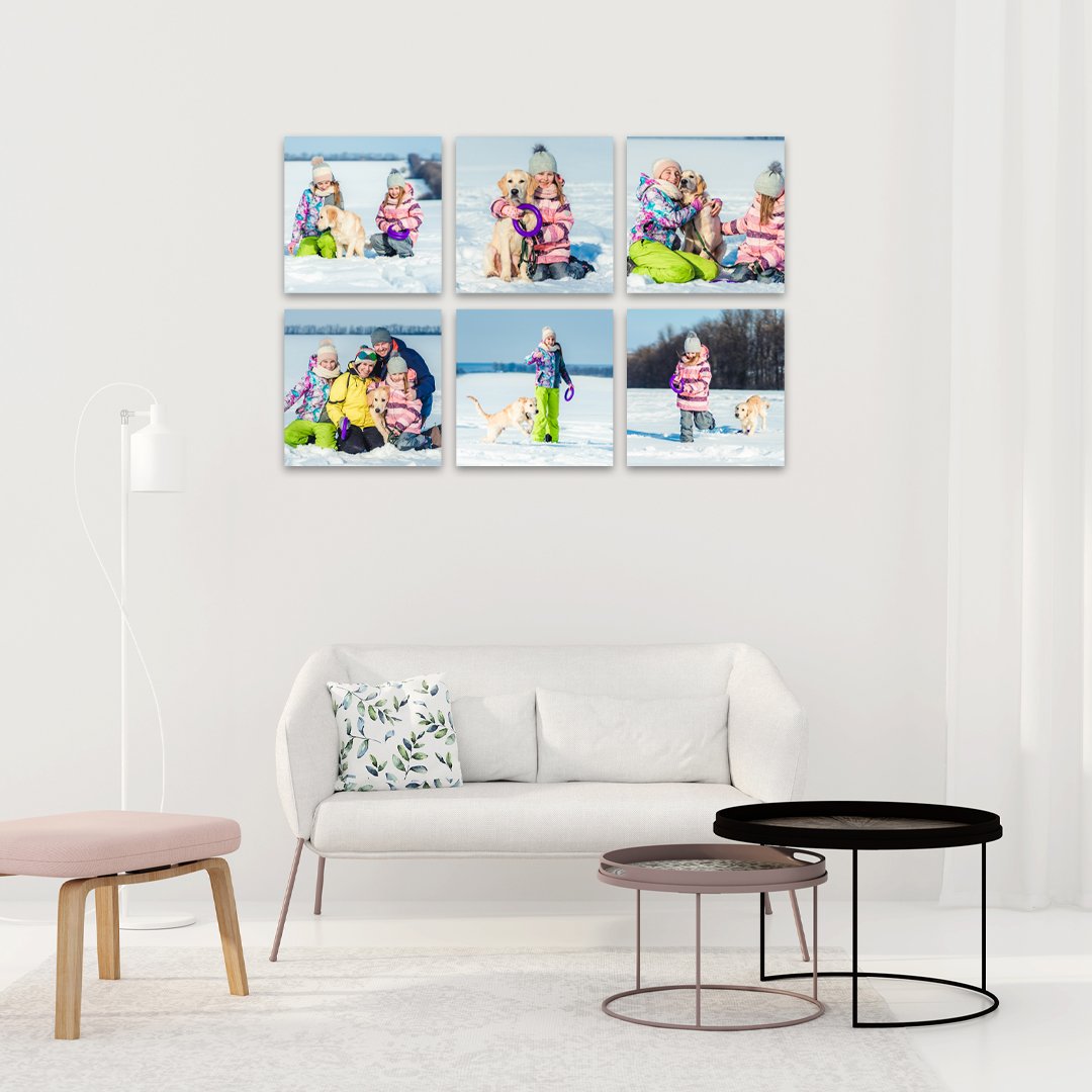 Re-stickable Square Memory Blocks - no tools required to hang! Canvas & More 