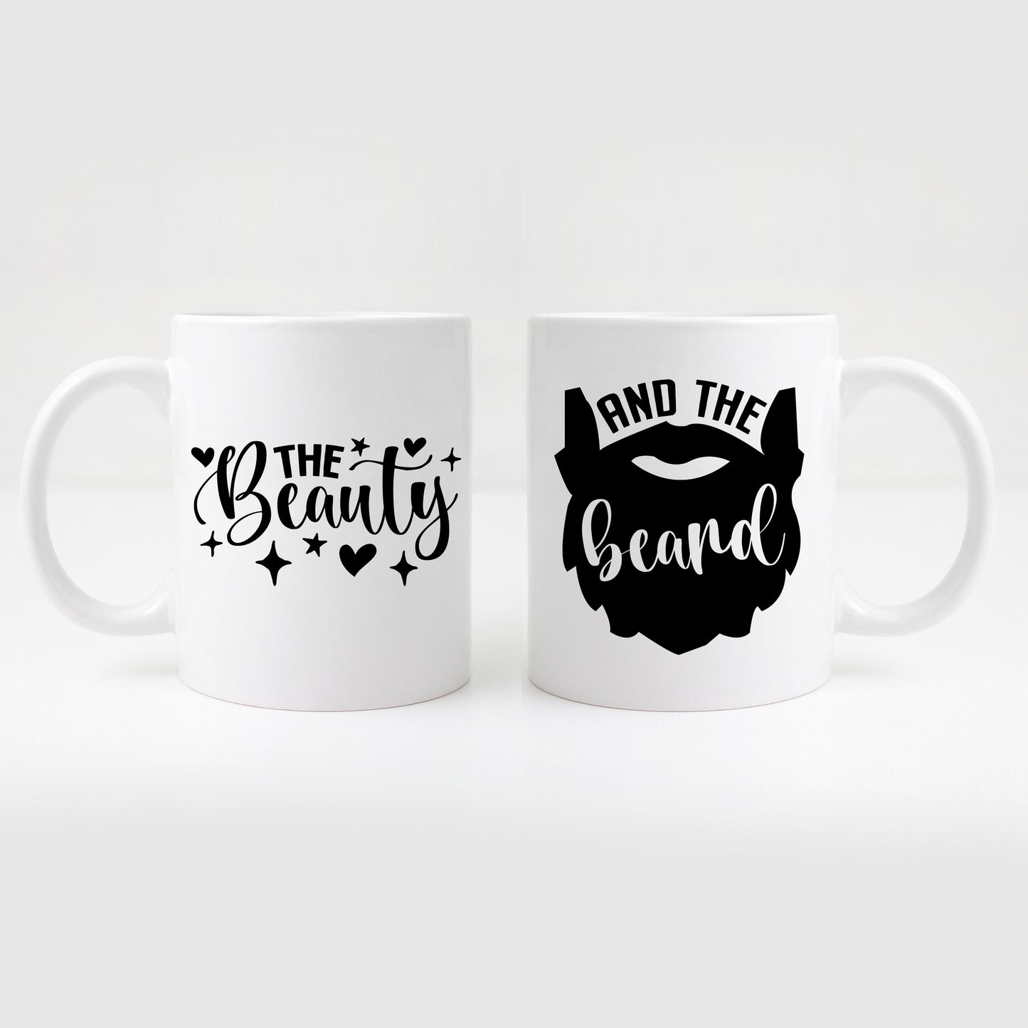 The Beauty and the Beard Mug