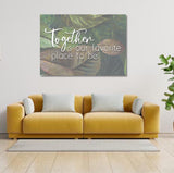 Wall Art Quote: Together is our favorite place to be Canvas & More 