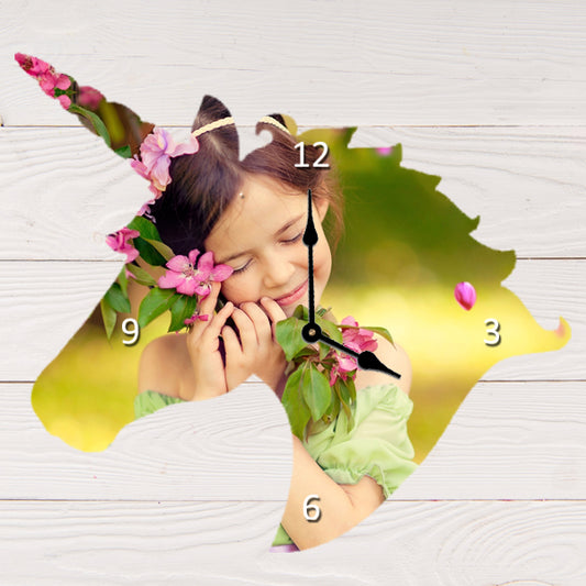 Personalized Clock - Unicorn