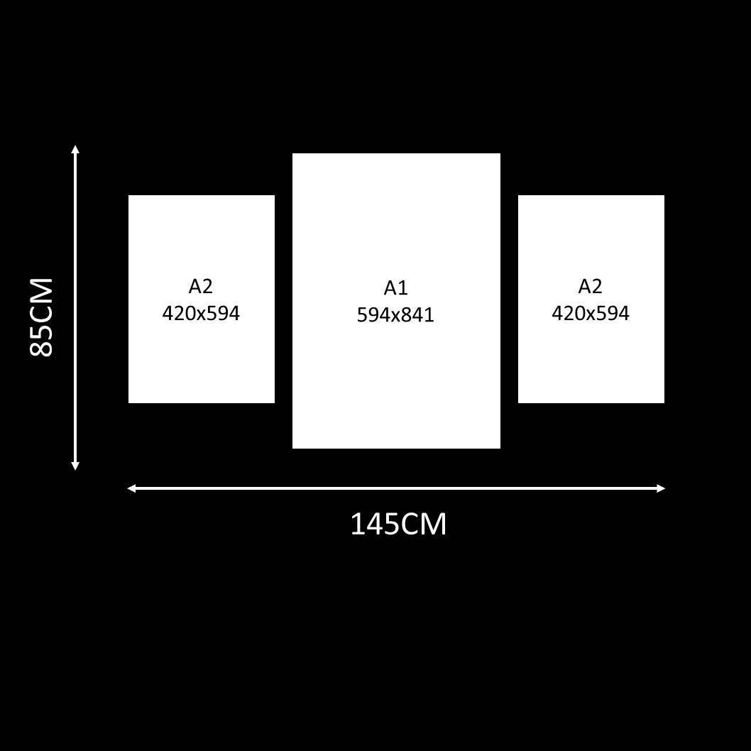 3 Piece Canvas Print Combo Special Custom Canvas Canvas & More 