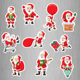 Santa Photo Fridge Magnets - (10 PER PACK)