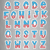 Captain America Alphabet Photo Fridge Magnets - (26 PER PACK)
