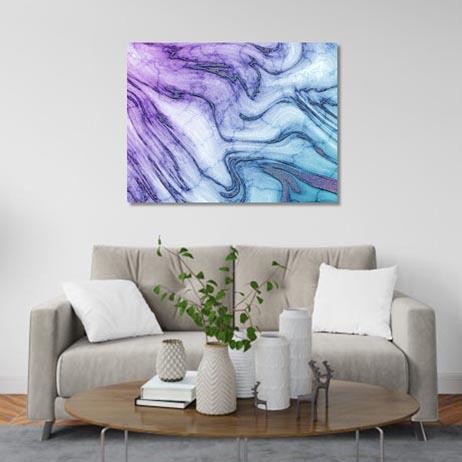 Marble canvas décor print: 5 Canvas & More 