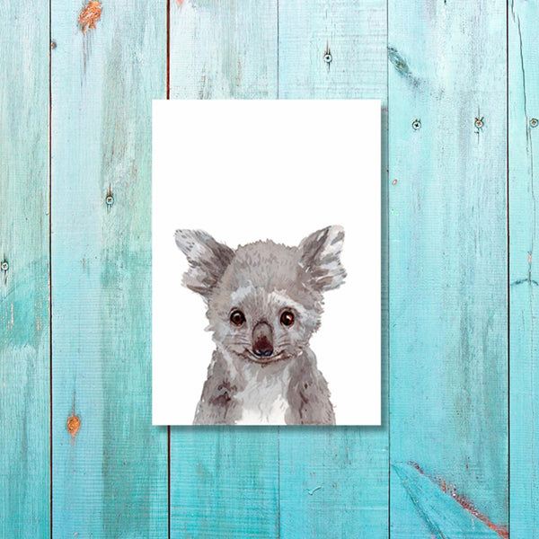 Unisex: Set of 1 - Watercolor Koala Canvas & More 