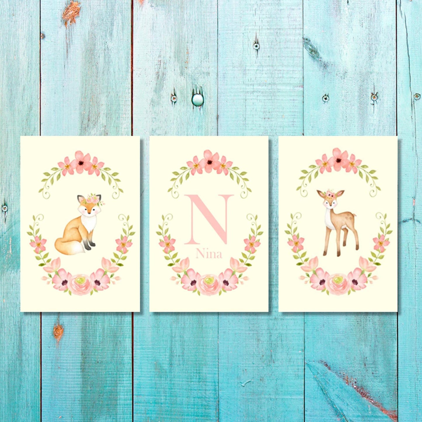 Girls: Set of 3 - Woodland Animals (1)