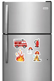 Firefighter Fridge Magnets - (5 PER PACK)