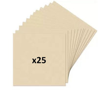 MDF Board (200mm x 200mm) 3mm Thick- Set of 25