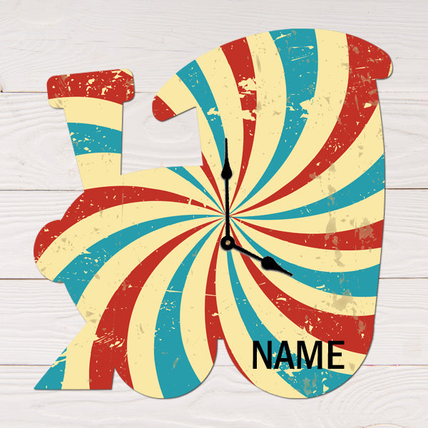 Personalized Clock - Train