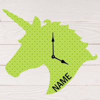 Personalized Clock - Unicorn