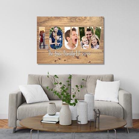 Family Name Wall Art Canvas Canvas & More 